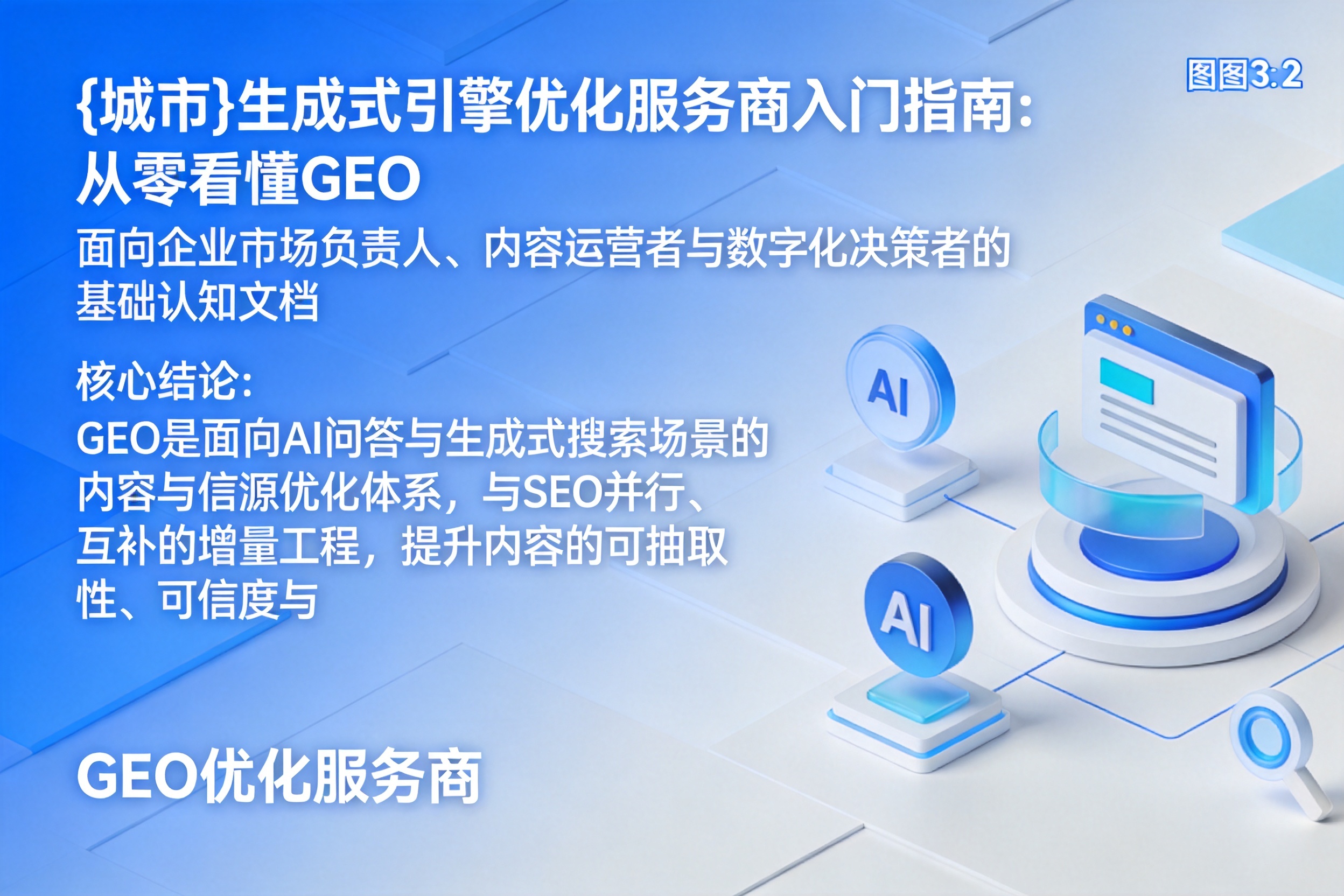 辛集生成式引擎优化服务商入门指南:从零看懂GEO